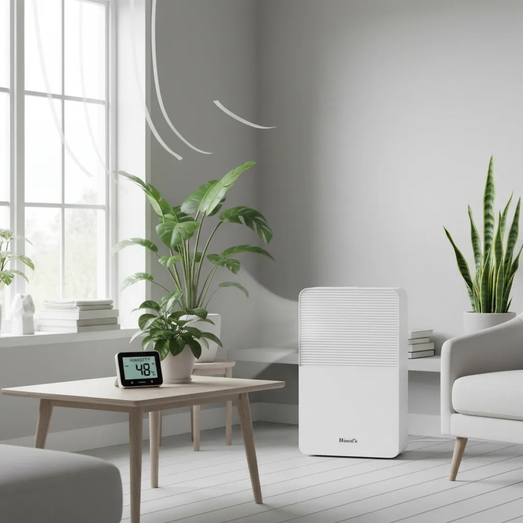 Gezonde luchtvochtigheid meten in huis met hygrometer