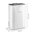 Trotec TTR 57 E, dimensions 34 x 23,2 x 51,1 cm