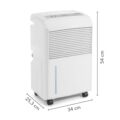 Trotec TTK 90 E afmetingen 34 x 25,3 x 54 cm