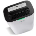 Trotec TTK 70 HEPA bedieningspaneel en luchtuitlaat bovenop